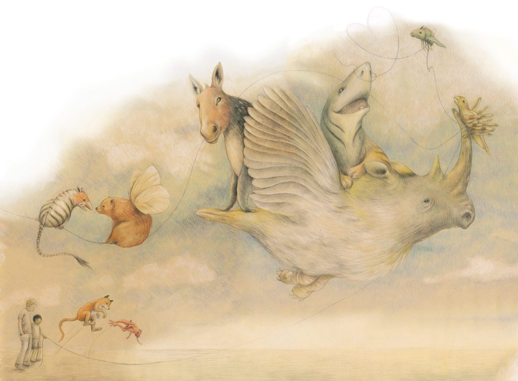 fantasiedieren tekenen prentenboek Bigkikker Marlies Verhelst